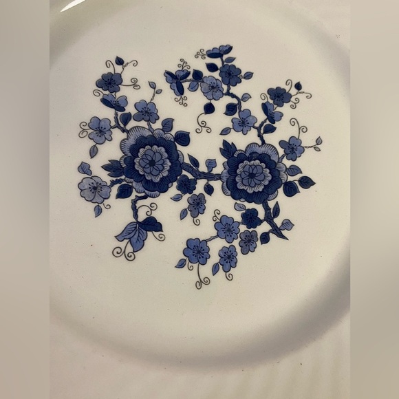 Royal Blue Ironstone Enoch Wedgwood (Tunstall)‎ LTD 10"  Dinner Plate - Picture 14 of 16